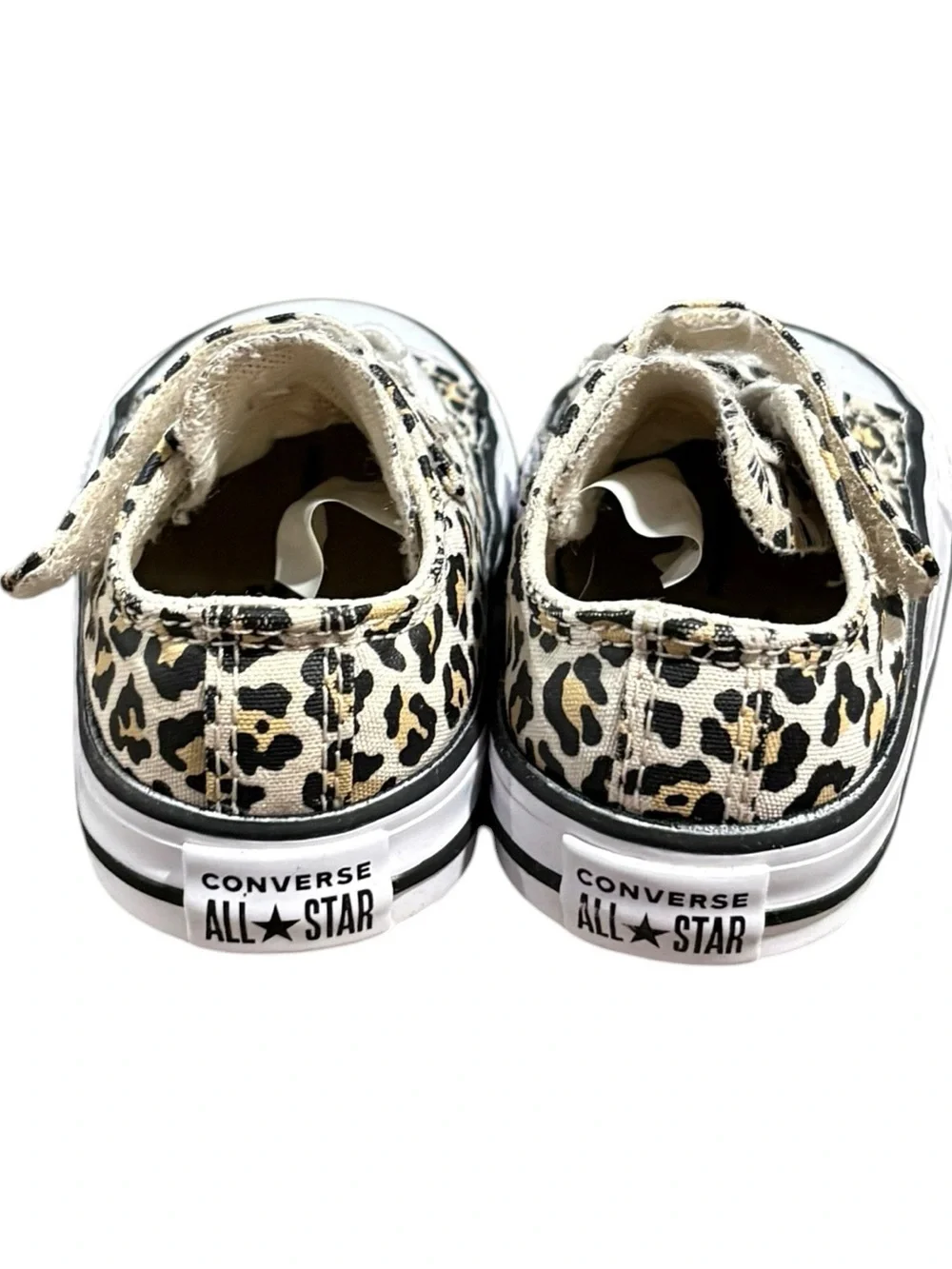 Converse Chuck Taylor All Star Archive Cheetah Print Infant Toddler Shoes Size 4